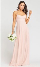 Show me your Mumu - Godshaw Goddess Gown - Dusty Blush Crisp - Size L