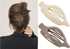 Flat Hair Clips for Thick and Thin Hair - Matte Large Alligator Clips, Duck Bill