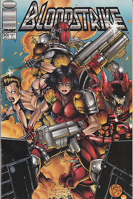Bloodstrike #20 Superhero Team Image Comics Robert Napton John Fang Hero 1995