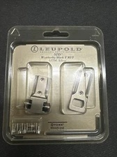 Leupold 51704 Reversible Front 2-Piece Base For Weatherby Mark V Silver Finish