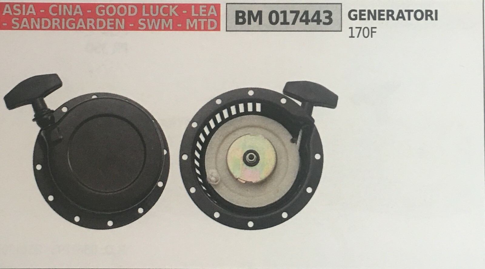 Avviamento Completo Brumar BM017443 per Motori Asia-Cina | Ricambio Qualità
