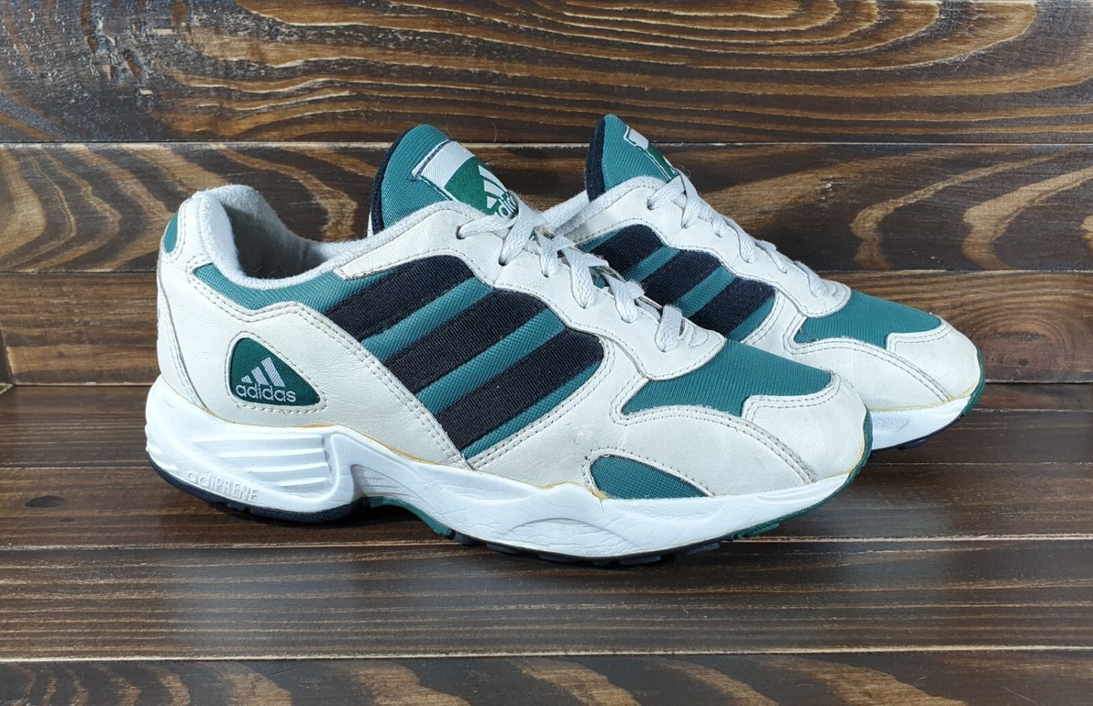 Vintage 1997 ADIDAS ESOTERIC CUSHION White Green Sneakers