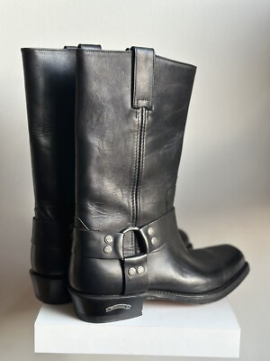 Sendra 1918 Pete Pull Oil Biker Harness Leather Boots 8us 41eu | eBay