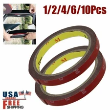 10mmX3m Auto Car Truck Trim Double Sided Molding Adhesive Acrylic Tape USA