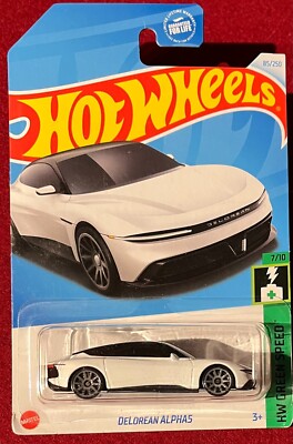 HOT WHEELS DELOREAN ALPHAS  85/250 WHITE. SEE COMBINED OFFERS!