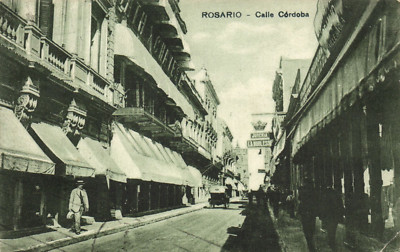 CPA Argentine Rosario - Arboleda De La Calle Cordoba - Carte Postale Ancienne