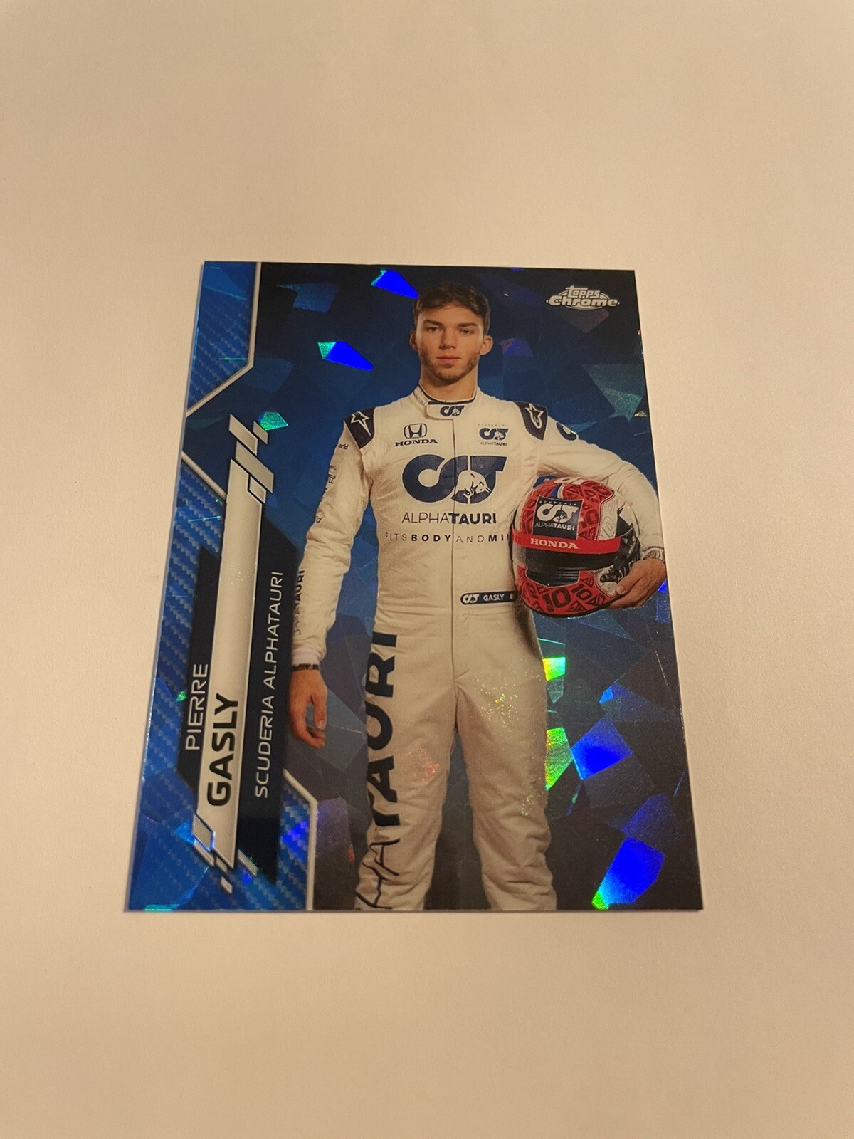 2020 PIERRE GASLY Topps Chrome Formula 1 Sapphire Card #11 Rookie RC F1