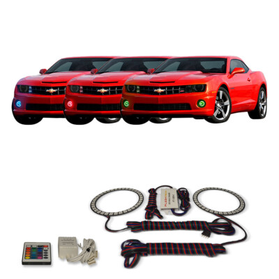 RGB Multi Color IR Fog Light Halo kit for Chevrolet Camaro 10-13