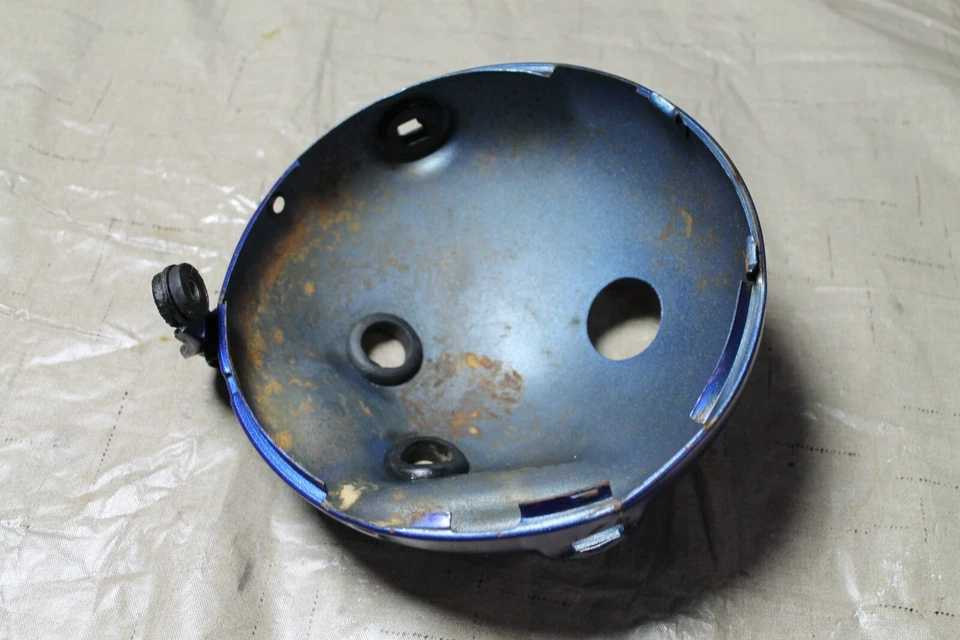 Yamaha TX500 A 1974 carrocería de faros cubo azul pájaro 371-84330-61-F8 Foto 4 de 4