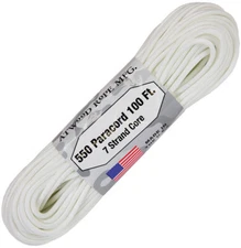 Atwood Rope MFG Parachute Cord White S08 - WHITE