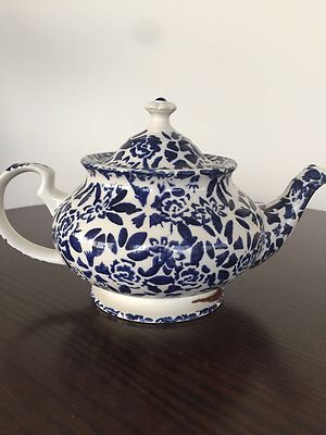 DUCHESS BLUE CHINTZ PORCELAIN TEAPOT 