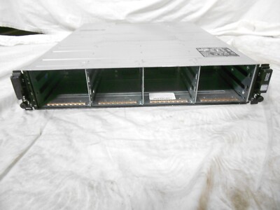 Dell PowerVault MD3800F 12x 3.5'' CHASSIS Storage Array. No controllers. 2x PSU