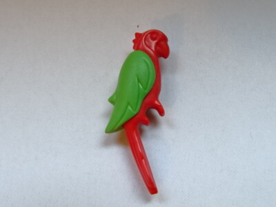 Figurine Playmobil Perroquet Et Animaux - Thème Forêt Et Ferme Vintage