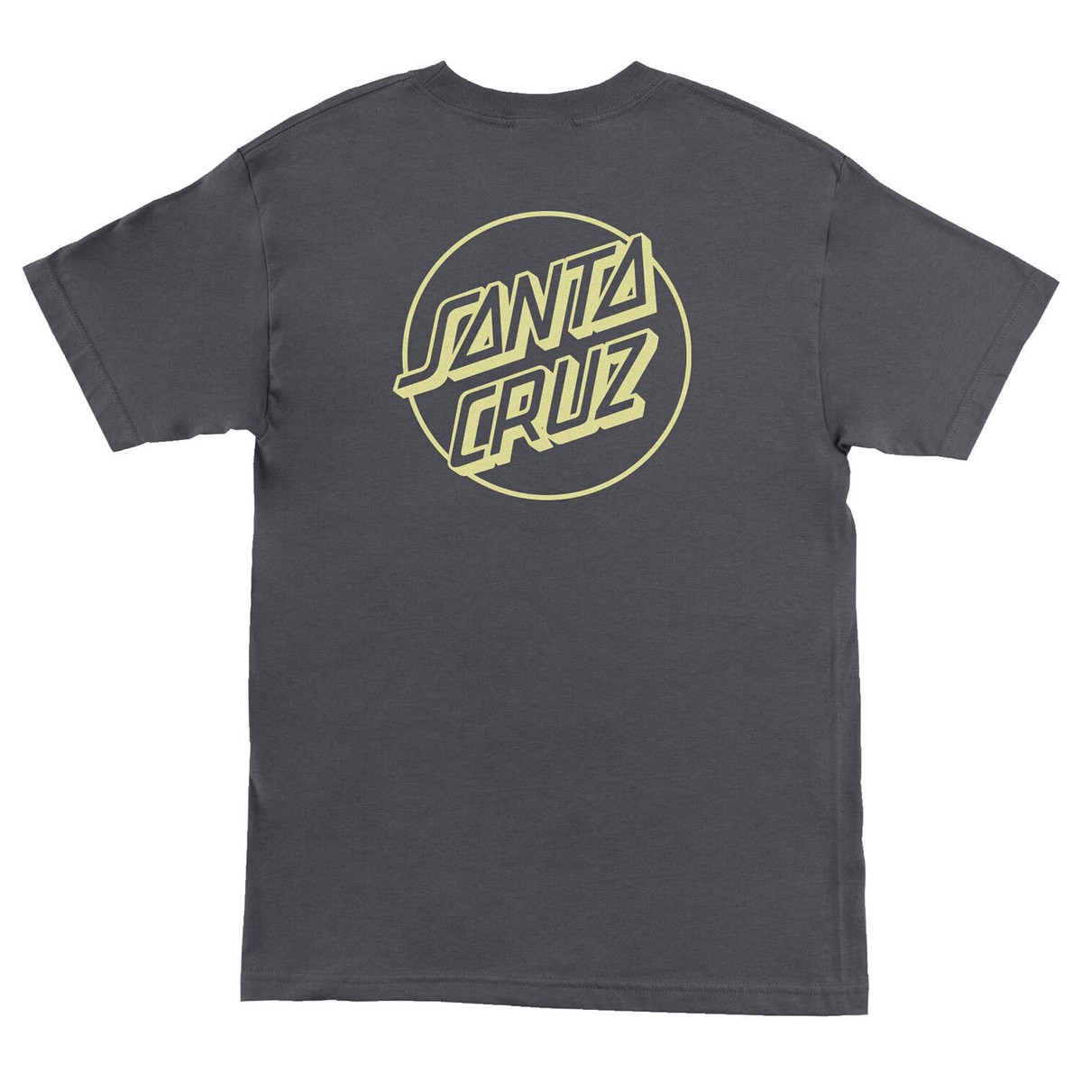 with tags Santa Cruz Skateboards Shirt Opus Dot CharcoalSafety G1N