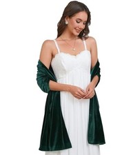 Shawls and Wraps for Evening Dresses Pashmina Wraps for Women Dark Green