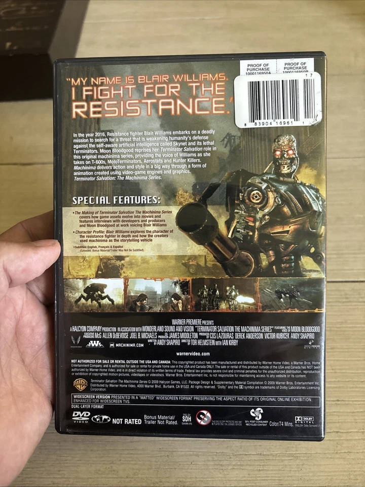 Terminator Salvation Machinima Series: Season 1 DVD - Image 2 of 4