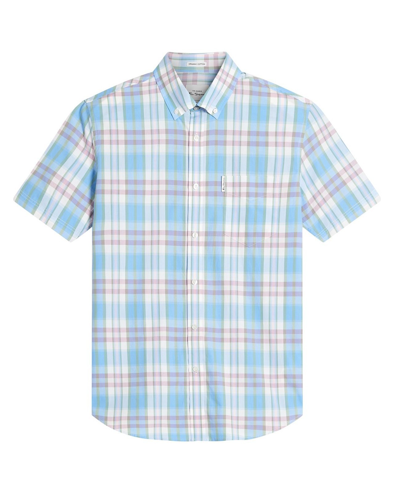 Ben Sherman Irregular Cuadros Camisa Manga Corta para Hombre en Color 2