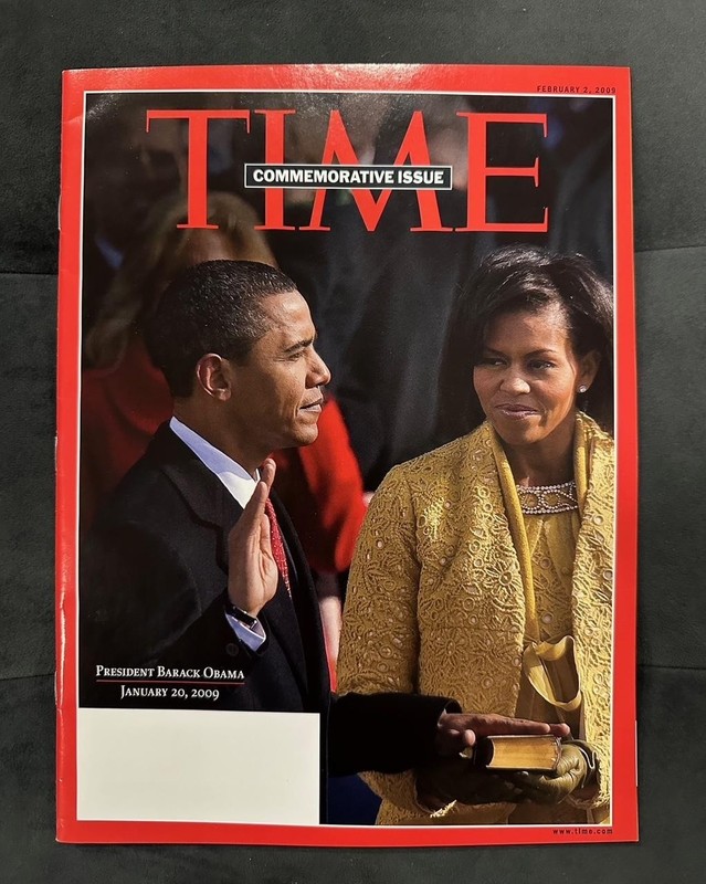 Barack Obama Inauguration Time Magazine, February 2, 2009