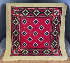 Hav-A-Hank Navajo Bandana Vintage Made In USA RN 15187 20.5 x 20.5