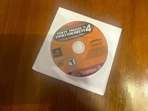 Tony Hawk's Pro Skater 4 (Sony PlayStation 2, 2002) Disc Only - Tested