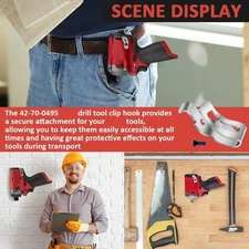 Replacement Belt Clip Hook Matching Screws Power Tool Waist Clip for 2552-20