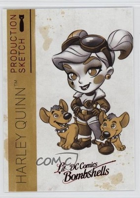 2018 Cryptozoic DC Bombshells Series II Harley Quinn #A05 Sketch 3gq