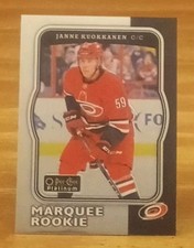 2017-18 OPC Platinum Retro RC Janne Kuokkanen Carolina Hurricanes 