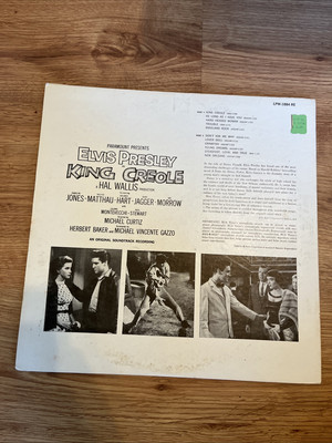 Elvis Presley - King Creole VINYL LP 1963 REISSUE MONO PARTIAL