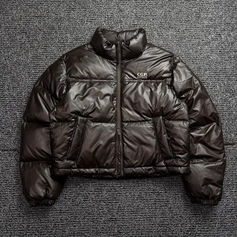 Codegraphy Essential Short Down Puffer Brown - Si… - image 2