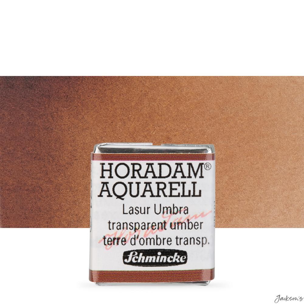 Schmincke Horadam Watercolour Paint Half Pan Transparent Umber For Artists