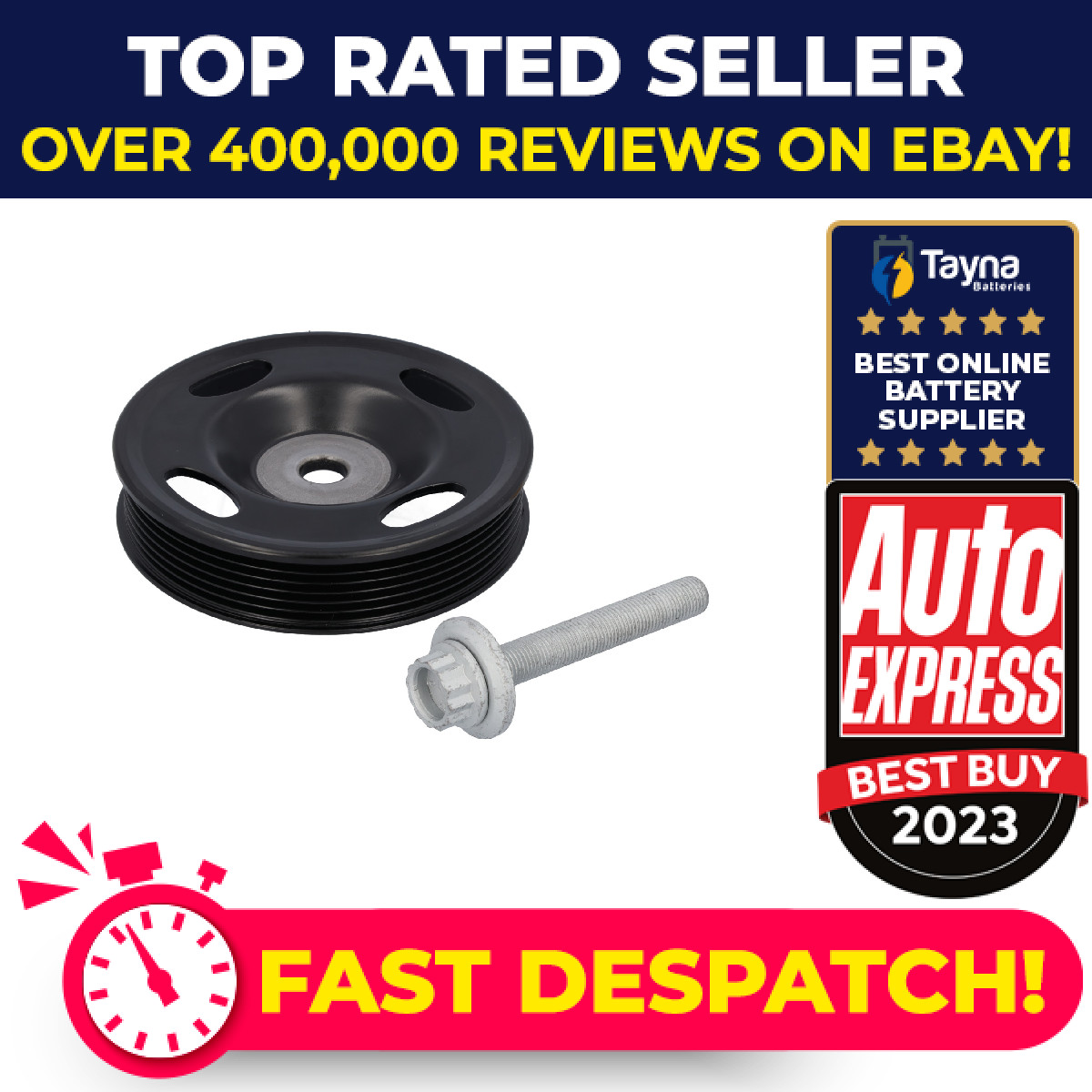 Crankshaft Pulley fits VW TOURAN 1T, 1T3 1.4 1.6 03 to 15 Belt 03C105255A Febi