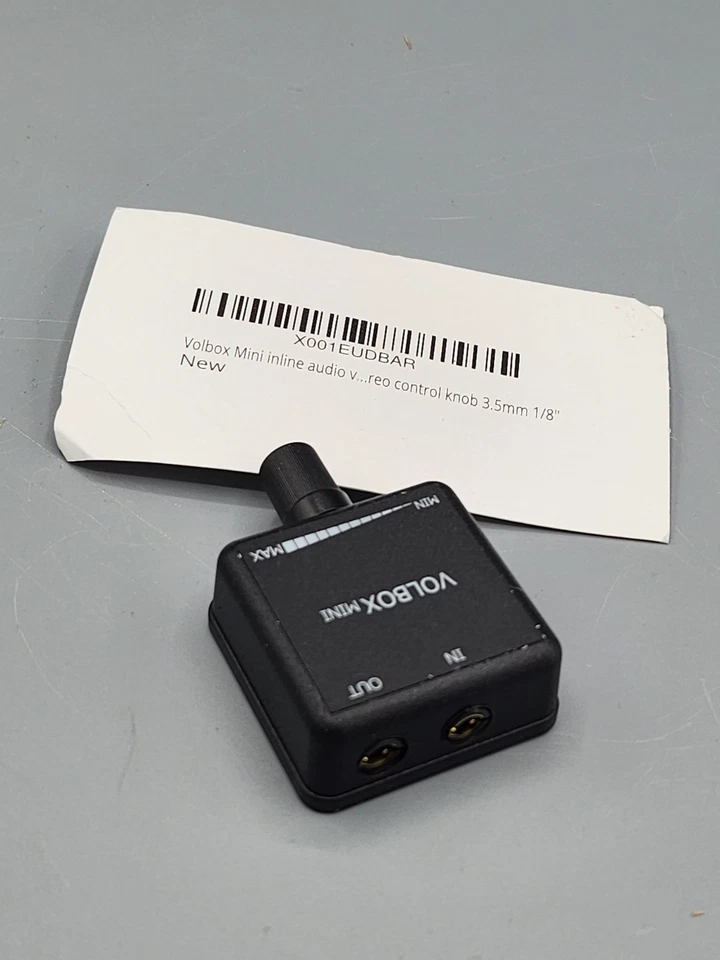 Volbox Inline Audio Volume Control Attenuator 3.5mm 1/8" Aux Mini    - Image 2 of 2