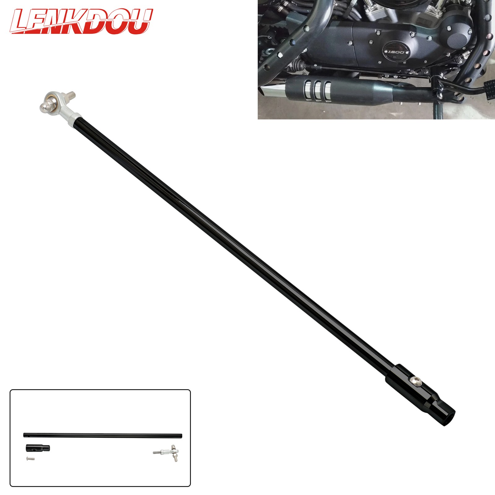 Brake Linkage Rod For Harley Sportster XL 883 1200 48 2014-2022 Forward Controls