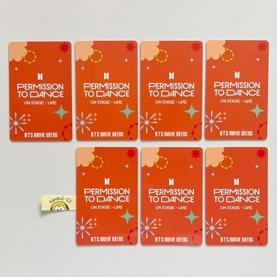 BTS MOVIE WEEKS Weverse Japan Official photocard PERMISSION TO