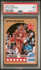 1990-91 NBA Hoops All-Star Kevin Johnson #19 PSA 9
