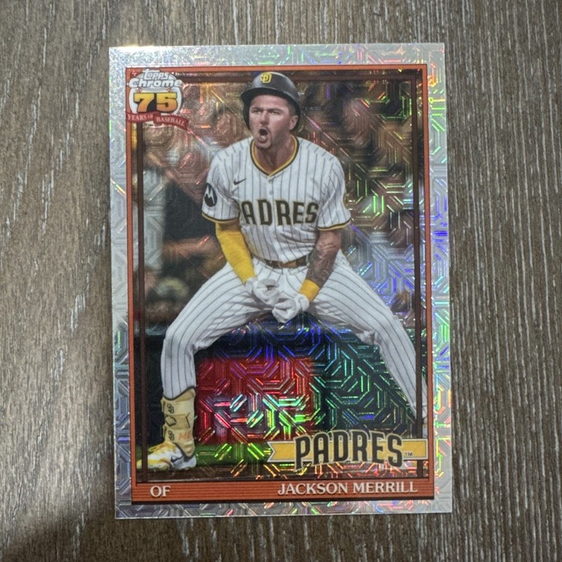 Topps Chrome 2024 1991 Topps Draft Pick Jackson Merrill Padres #91C2-39