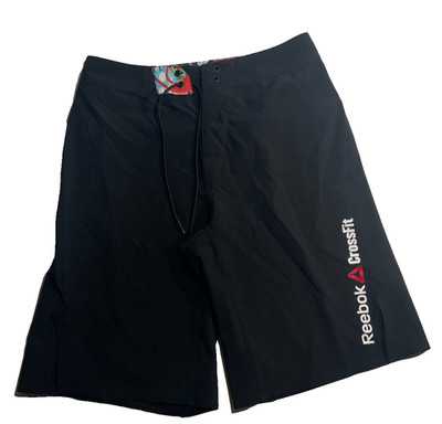 Reebok CrossFit Training Shorts Mens Size 29'' Black Athletic Workout Gym Short