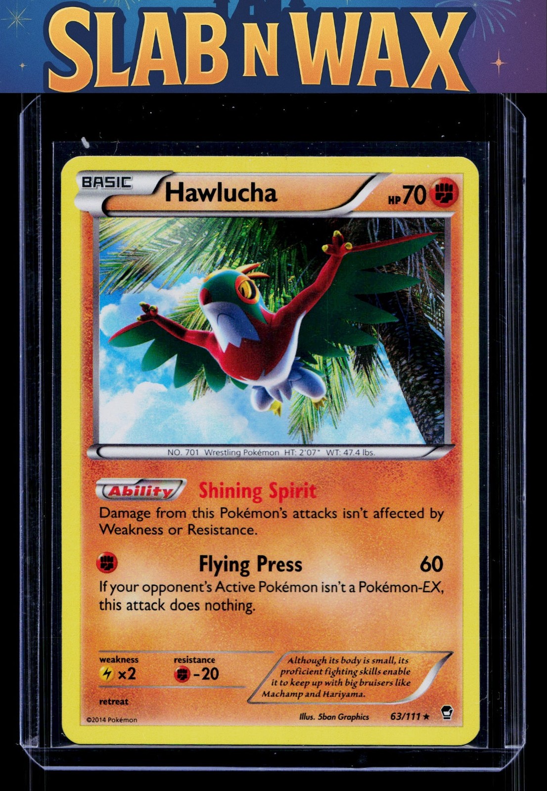 Pokemon tcg XY - Furious Fists Hawlucha #63/111