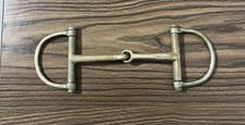 5.5  Never Rust Dee Ring Snaffle Bit Horse Tack English D Ring Vintage