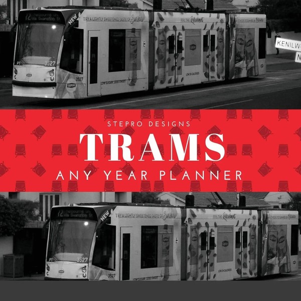 Stepro Designs | Trams Any Year Planner | Taschenbuch | Englisch (2021)-image