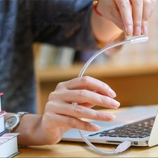 4 Pieces USB Reading Lamp High Brightness LED Flexible Gooseneck Light