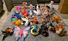 Ty Beanie Babies LOT of 24 in photo ~ Vintage Stuffed Animals w TAGS 1990s Plush