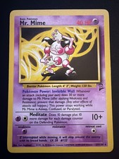 Pokémon TCG Mr. Mime 27/130 Base Set 2 Non-Holo Card