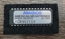 AMI BIOS Chip: 486 ISA BIOS for Motherboards Circa 1993 28-pin 486DX AMIBIOS