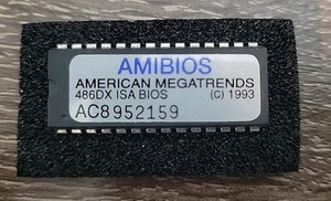 AMI BIOS Chip: 486 ISA BIOS for Motherboards Circa 1993 28-pin 486DX AMIBIOS