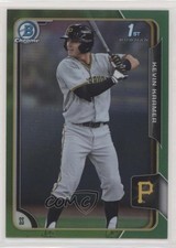 2015 Bowman Draft Chrome Green Refractor 67/99 Kevin Kramer #158 fc1