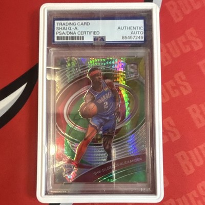 Panini 2020-21 Spectra Shai Gilgeous-Alexander #60 Prizm PSA Auto 32/75