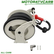 ALL-CARB 4 Length Fuel Hose Reel Retractable Diesel Hose Reel Auto Refueling Gun