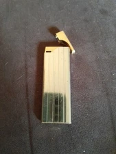 Vintage Colibri Gold Tone Butane Lighter Made In Korea Untested Needs Fuel