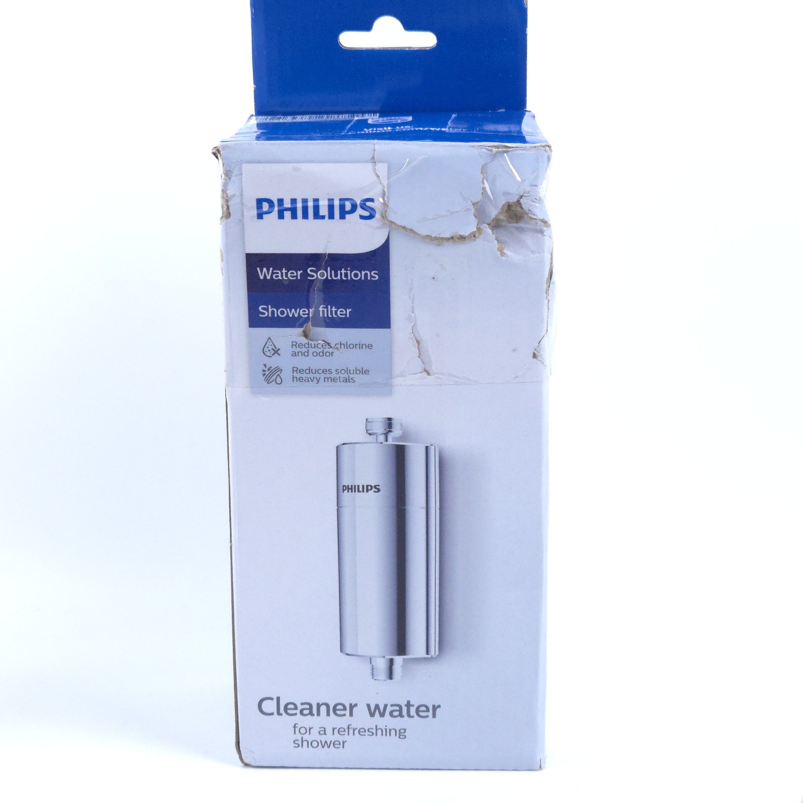 Philips AWP1775CH Chrome Shower Filter Reduces Chlorine for Healthier Skin & Hair-image